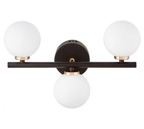 Бра LUMINA DECO LDW 6033-3 BK+F.GD Marsiada