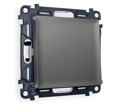 Выключатель перекрестный одноклавишный без рамки Ambrella Volt MA651030 Quant