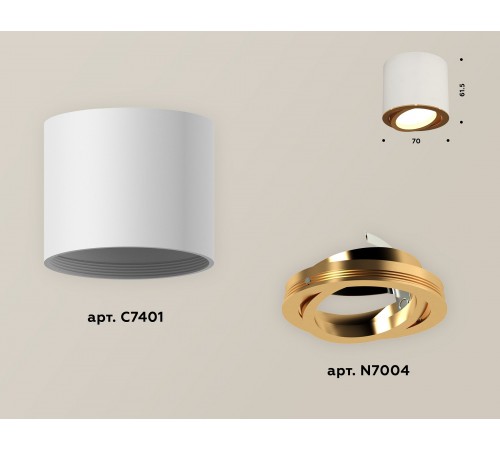 Накладной светильник Ambrella Light XS7401004 XS