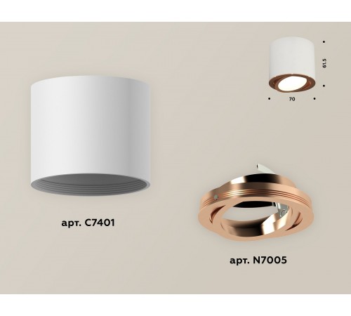 Накладной светильник Ambrella Light XS7401005 XS