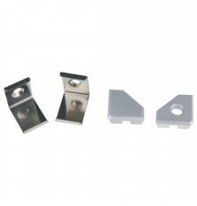 Набор заглушек и скоб для профиля Uniel UL-00000623 UFE-N03 SILVER A POLYBAG