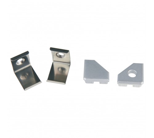 Набор заглушек и скоб для профиля Uniel UL-00000623 UFE-N03 SILVER A POLYBAG