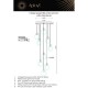 Подвесная люстра Aployt APL.054.06.45 Frederik