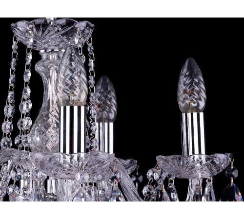 Подвесная люстра Bohemia Ivele Crystal 1402/5/141/Ni 1402