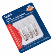 Набор из 3 ламп накаливания Uniel UL-00010985 IL-CT13