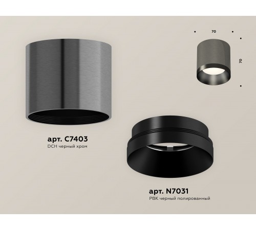 Накладной светильник Ambrella Light XS7403002 XS