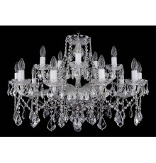 Подвесная люстра Bohemia Ivele Crystal 1413/10_5/300/Ni/Leafs 1413
