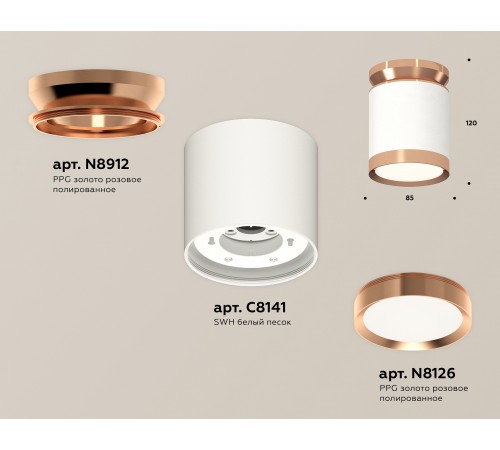 Накладной светильник Ambrella Light XS8141035 XS