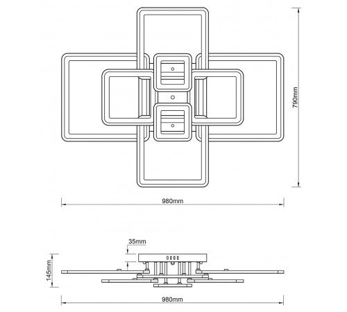 Потолочная люстра Escada 10286/8LED Plain