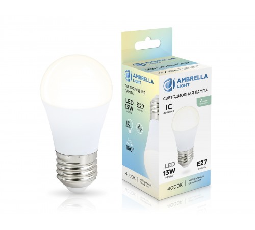 Лампа светодиодная Ambrella Light 451304 G45