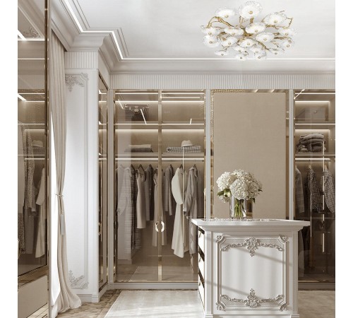 Потолочная люстра Loft it 10352/1000C AB Bloom