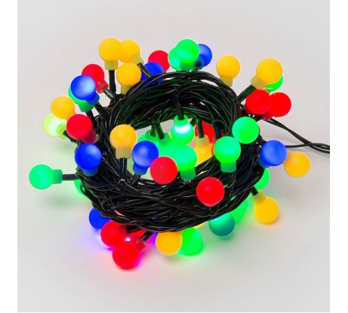 Гирлянда Супернить Разноцветные шарики 07928