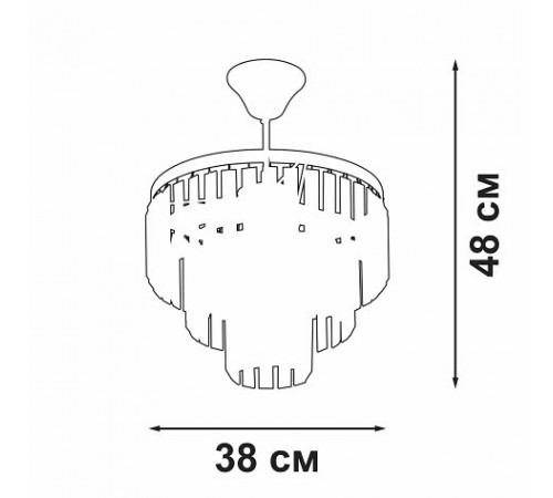 Люстра на штанге Vitaluce V5825-8/4PL V5825