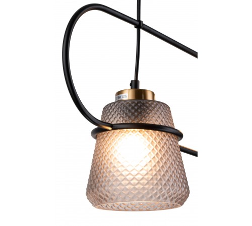 Подвесной светильник Indigo 11016/2P Black Astratto