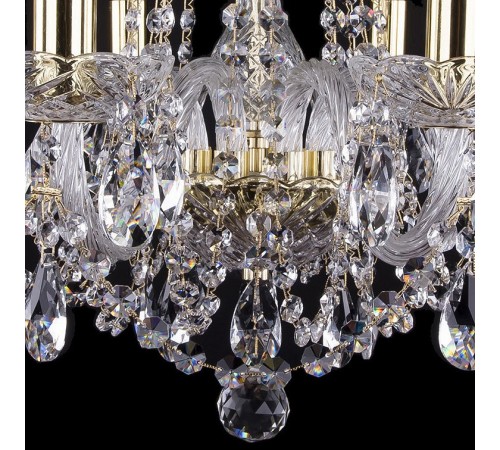 Подвесная люстра Bohemia Ivele Crystal 1402/8/195/G/tube 1402