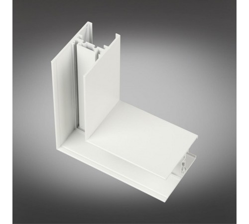 Соединитель угловой L-образный для треков накладных Aployt APL.0182.10.02 Magnetic track 48