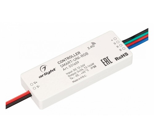 Контроллер-регулятор цвета RGB Arlight 031609 SMART