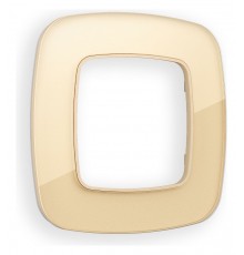 Рамка на 1 пост Ambrella Volt OF320601 Radian Стекло органическое