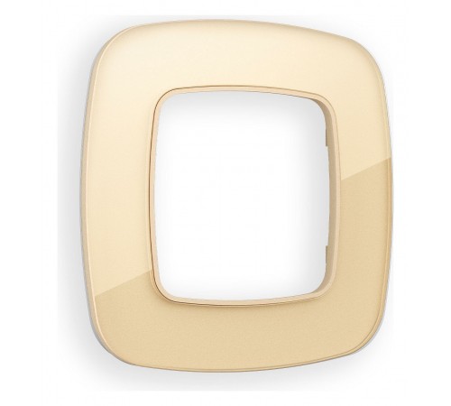 Рамка на 1 пост Ambrella Volt OF320601 Radian Стекло органическое