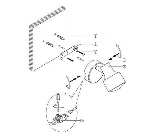 Бра Globo 56213-1 Rois