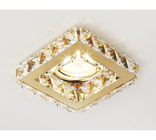 Встраиваемый светильник Ambrella Light K110 CL/G Crystal K110
