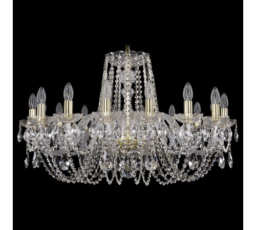 Подвесная люстра Bohemia Ivele Crystal 1402/16/300/G 1402