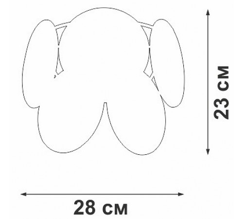 Накладной светильник Vitaluce V5828-8/1A V5828