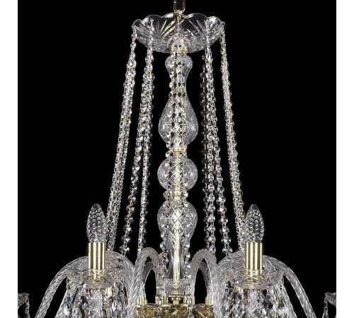 Подвесная люстра Bohemia Ivele Crystal 1402/10/360/G 1402