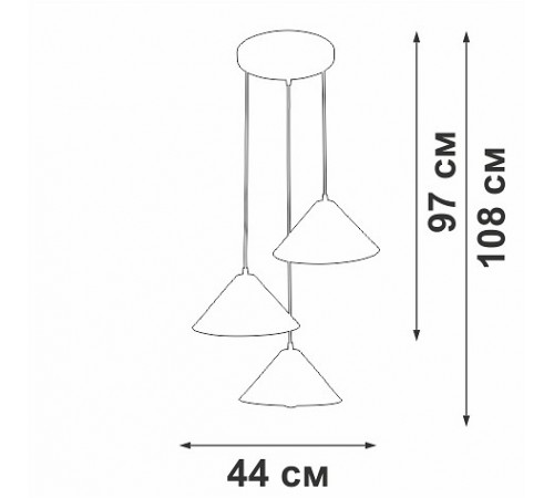 Подвесной светильник Vitaluce V3093-0/3S V3093