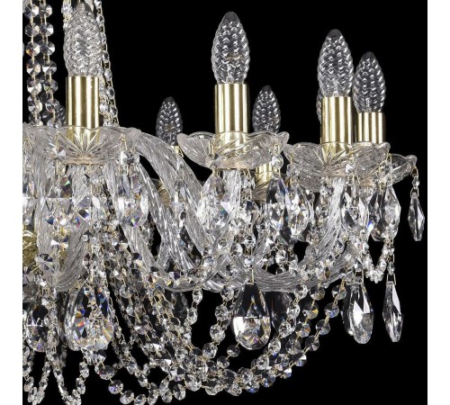 Подвесная люстра Bohemia Ivele Crystal 1402/16/300/G 1402