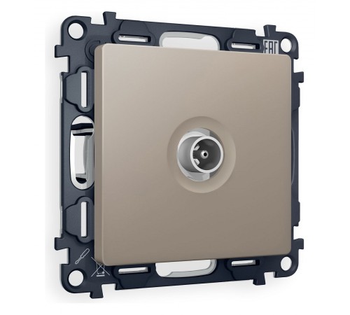 ТВ-розетка оконечная без рамки Ambrella Volt MA373010 Quant