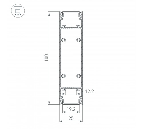 Профиль универсальный Arlight 033735 SL-LINE