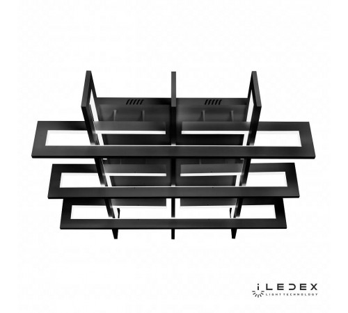 Потолочная люстра iLedex 9082-800*800-X 192W BK Stalker