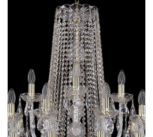 Подвесная люстра Bohemia Ivele Crystal 1402/20+10+5/360/G 1402