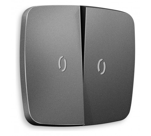 Клавиши для выключателя двухклавишного c подсветкой Ambrella Volt OP6540 Quant