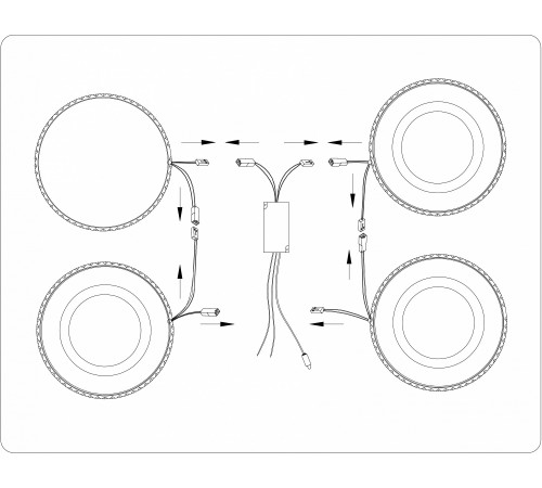 Потолочная люстра Ambrella Light FA8866 FA