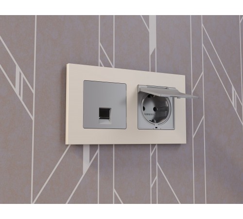 Рамка на 2 поста Ambrella Volt AF250332 Qubi