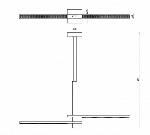 Подвесной светильник iLedex 4722-97 SGD Vision