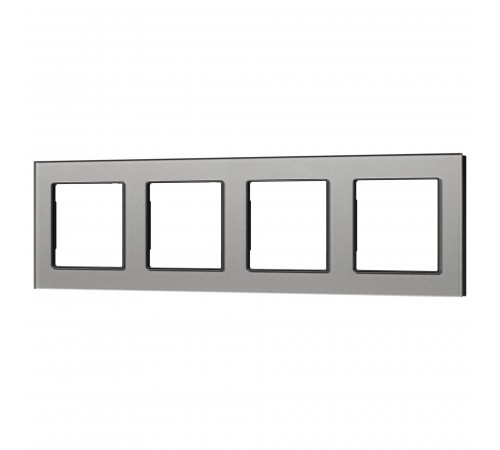 Рамка на 4 поста Arlight 43804 GLARE