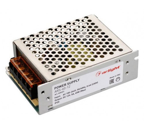 Блок питания Arlight 025331 ARS-60-12