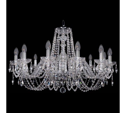 Подвесная люстра Bohemia Ivele Crystal 1402/12/300/Ni 1402