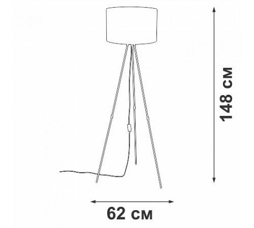 Торшер Vitaluce V2957-0/1P V2957