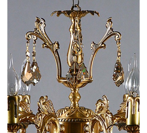 Подвесная люстра Ambiente by Brizzi 2118/6 AB Honey Leaf Granada