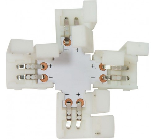 Соединитель лент X-образный жесткий Feron 23139