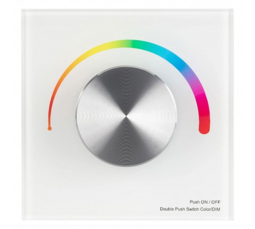 Панель-регулятора цвета RGB роторный встраиваемый Arlight 033756 SMART