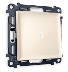 Выключатель одноклавишный с подсветкой без рамки Ambrella Volt MA322015 Quant