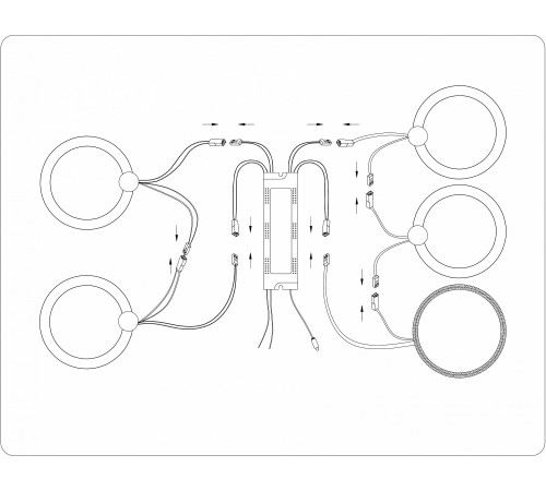 Потолочная люстра Ambrella Light FA3808 FA