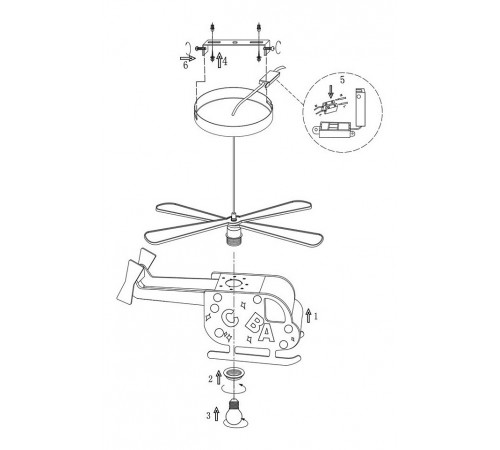 Подвесной светильник Globo 15722 Kita