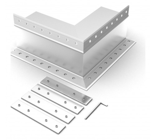 Соединитель угловой L-образный накладной Arlight 030137 S-LUX