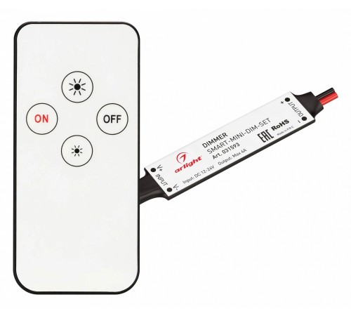 Контроллер-диммер с пультом ДУ Arlight 031593 SMART